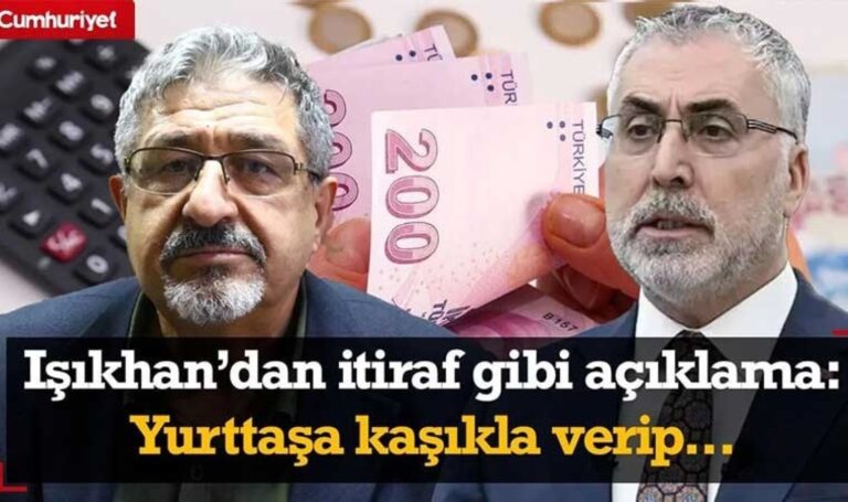 Bakan Işıkhan’dan itiraf niteliğinde açıklama! prof. Dr. Aziz Konukman verilerle açıklıyor – Son Dakika Ekonomi Haberleri